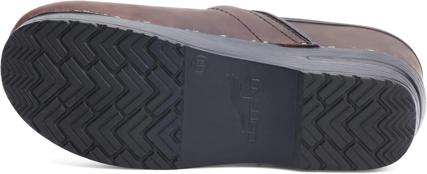 Мужские мюли с поддержкой стопы Dansko, Antique Brown/Black — фото 4