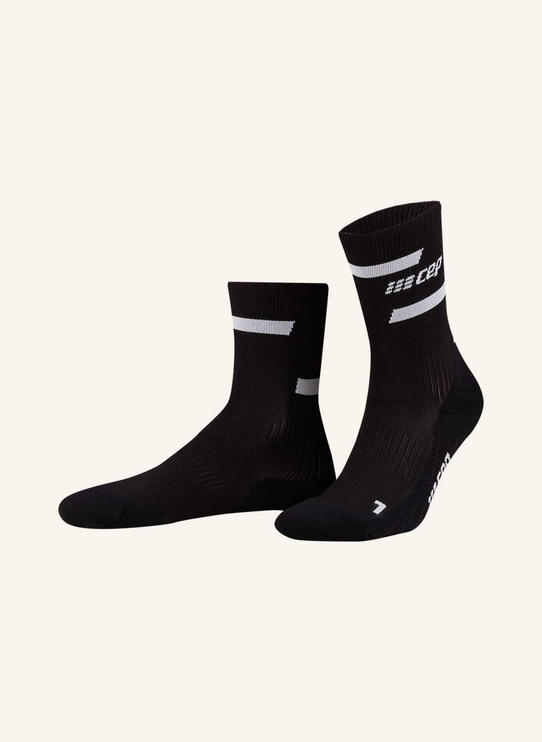 

Носки для бега the run compression 40 - mid cut cep, цвет 301 Black