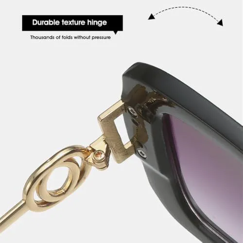 

Модные панк-солнцезащитные очки для женщин и мужчин, градиентные солнцезащитные очки, очки для активного отдыха с защитой от УФ-излучения UV400 MTZJH, Blue Blue