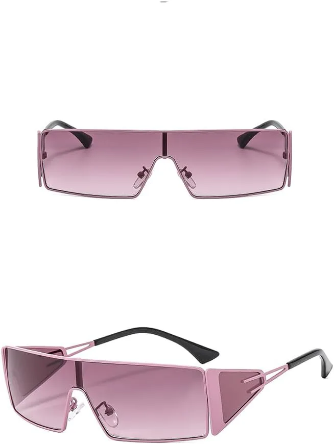 

Женские солнцезащитные очки в стиле панк, прямоугольные, ретро, ​​роскошные, в золотой оправе, солнцезащитные очки с защитой от УФ-излучения UV400 TKKTLLT, Green