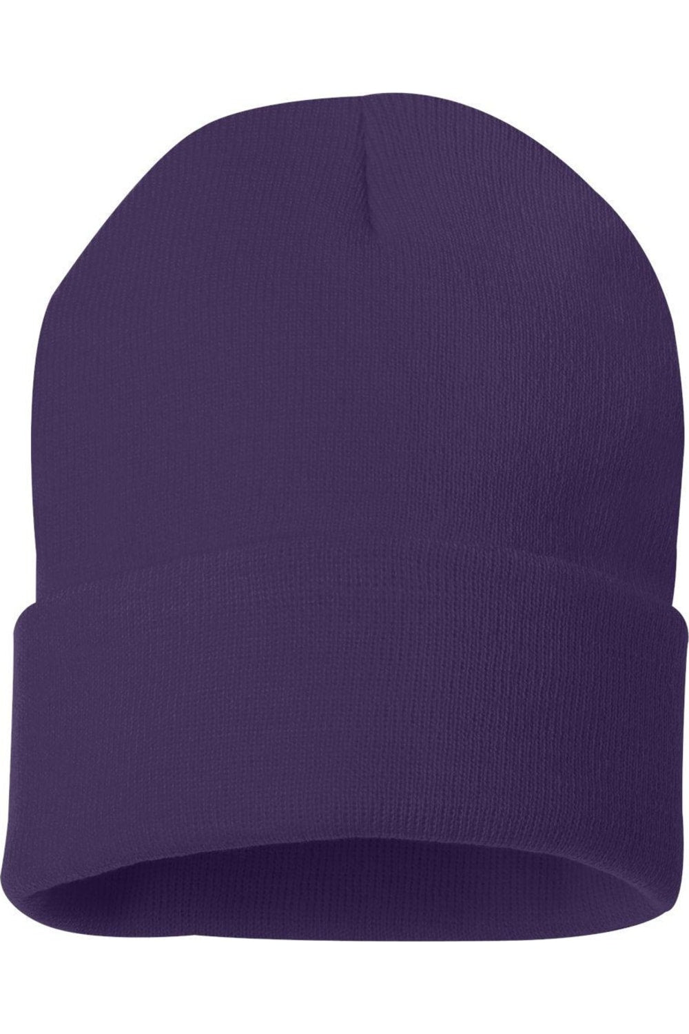 

Шапка-бини Sportsman Solid 12 с манжетами, фиолетовый