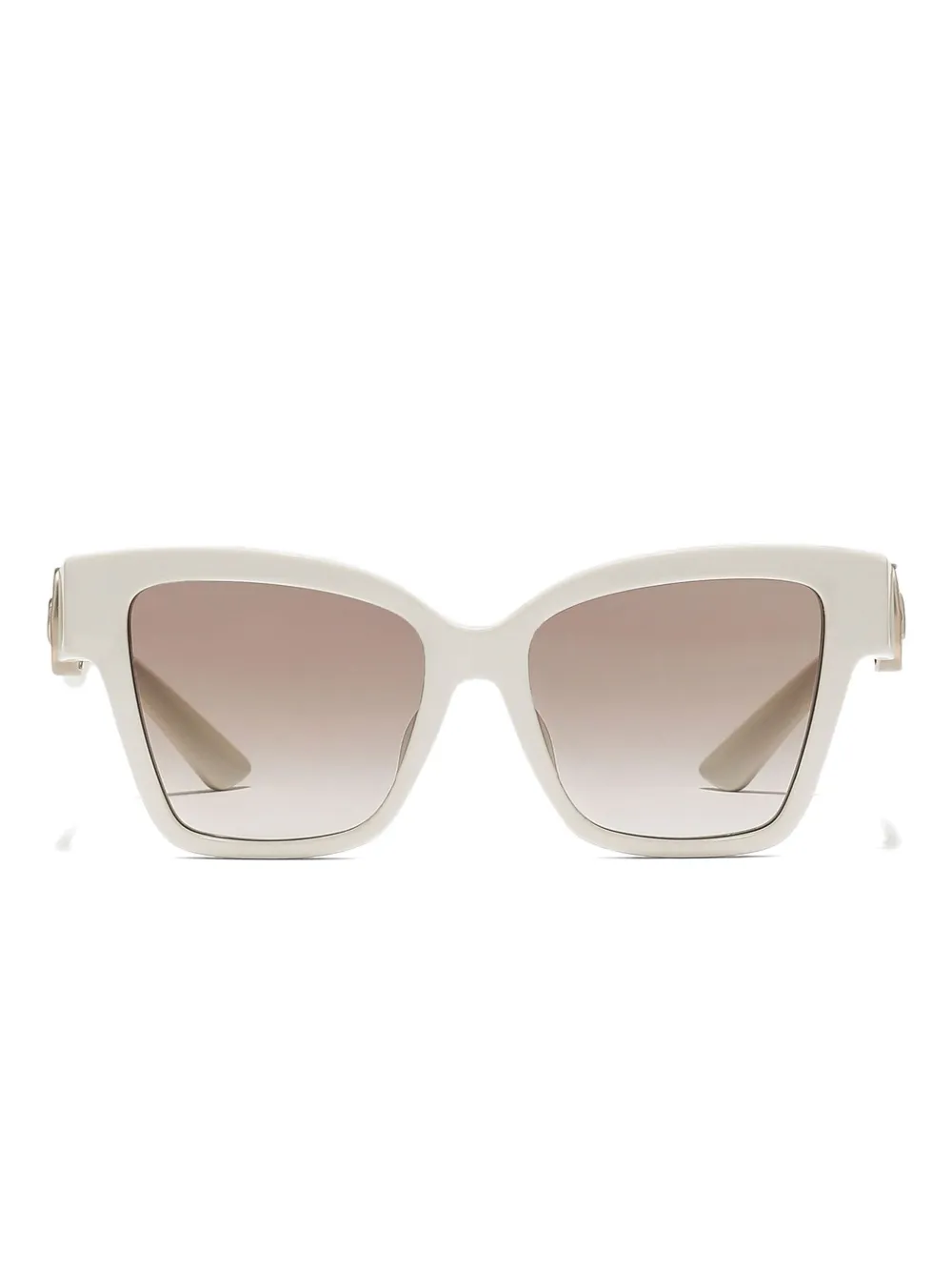 

Солнцезащитные очки в квадратной оправе с логотипом Dolce & Gabbana Eyewear, нейтральный