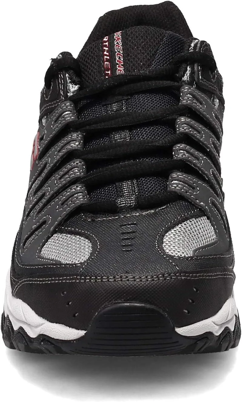 Мужские кроссовки Skechers Sport Afterburn Memory Foam Lace, черный — фото 3