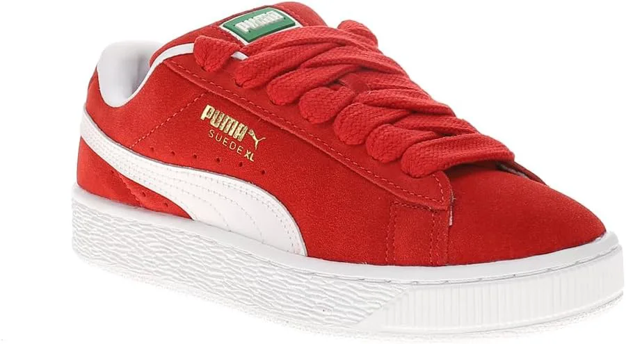 Мужские замшевые кроссовки Puma XL, красно-белый — фото 4