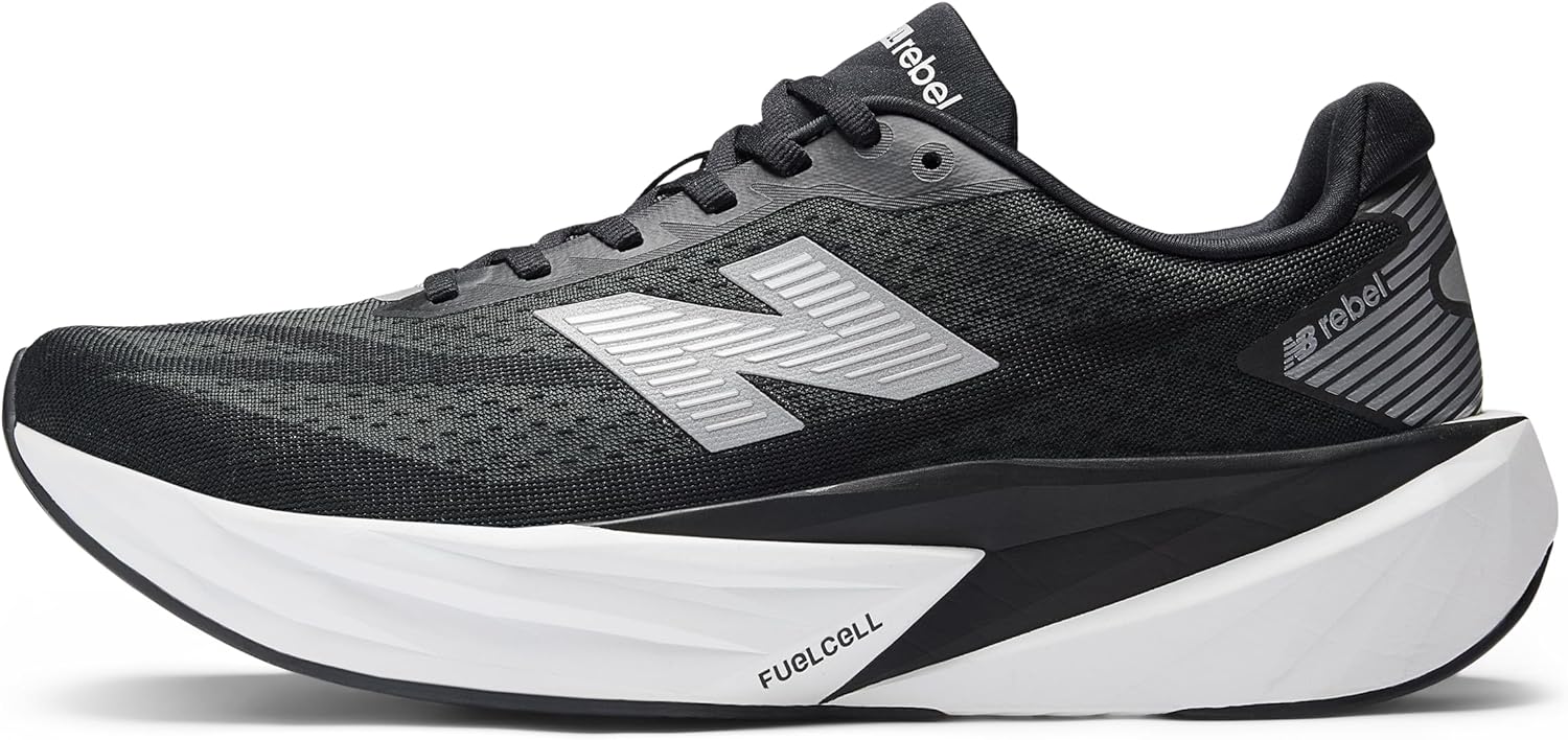 Кроссовки New Balance мужские FuelCell Rebel V5, белый/черный — фото 2