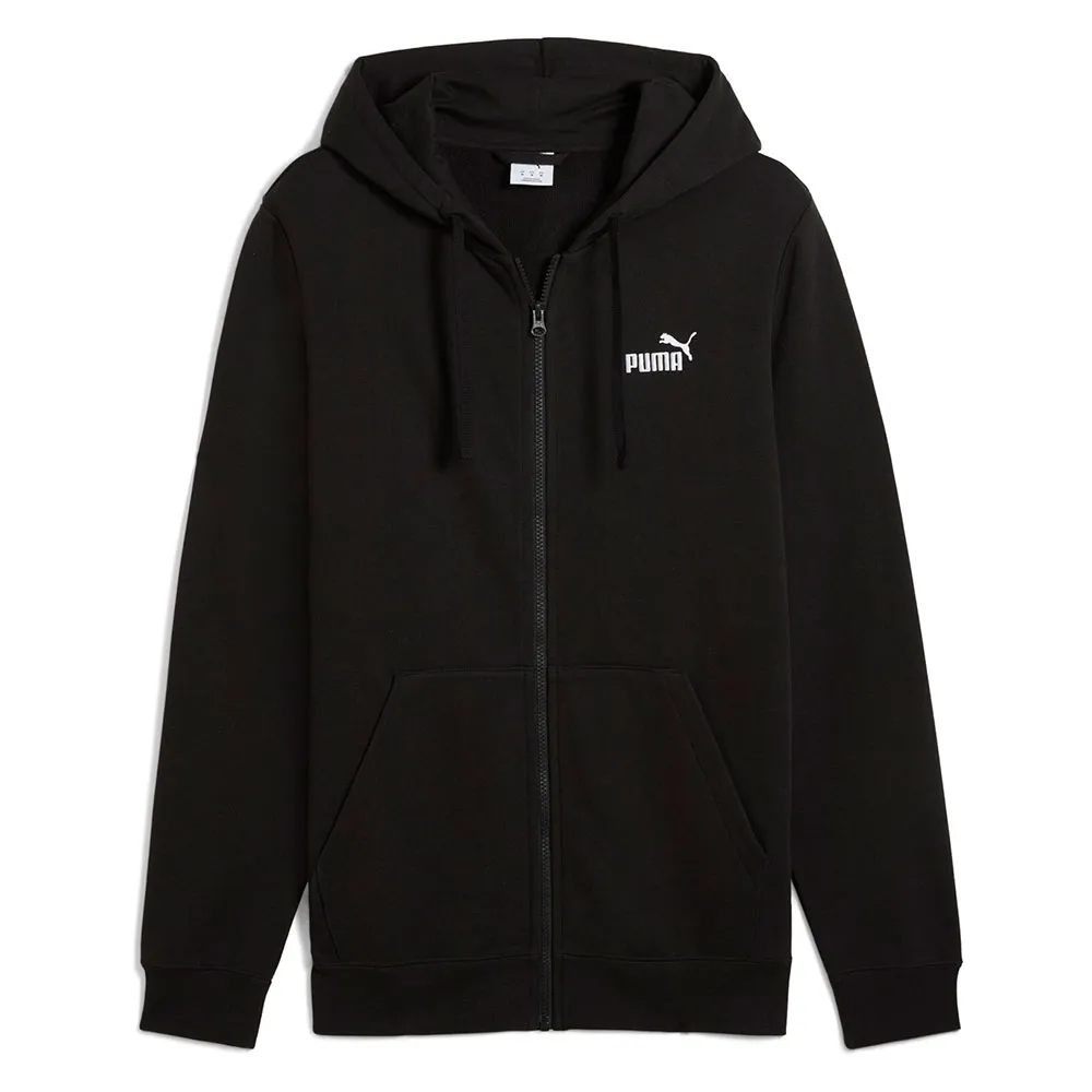 

Толстовка Puma ESS No. 1 Logo full zip, черный