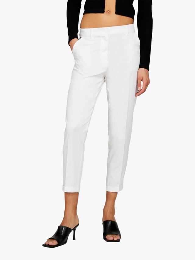 

Сигаретные укороченные брюки SISLEY, White