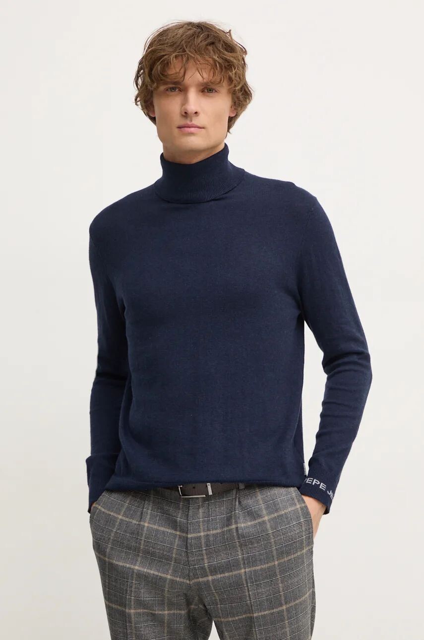 

Свитер из смесовой шерсти Pepe Jeans НОВЫЙ ANDRE TURTLE NECK, темно-синий