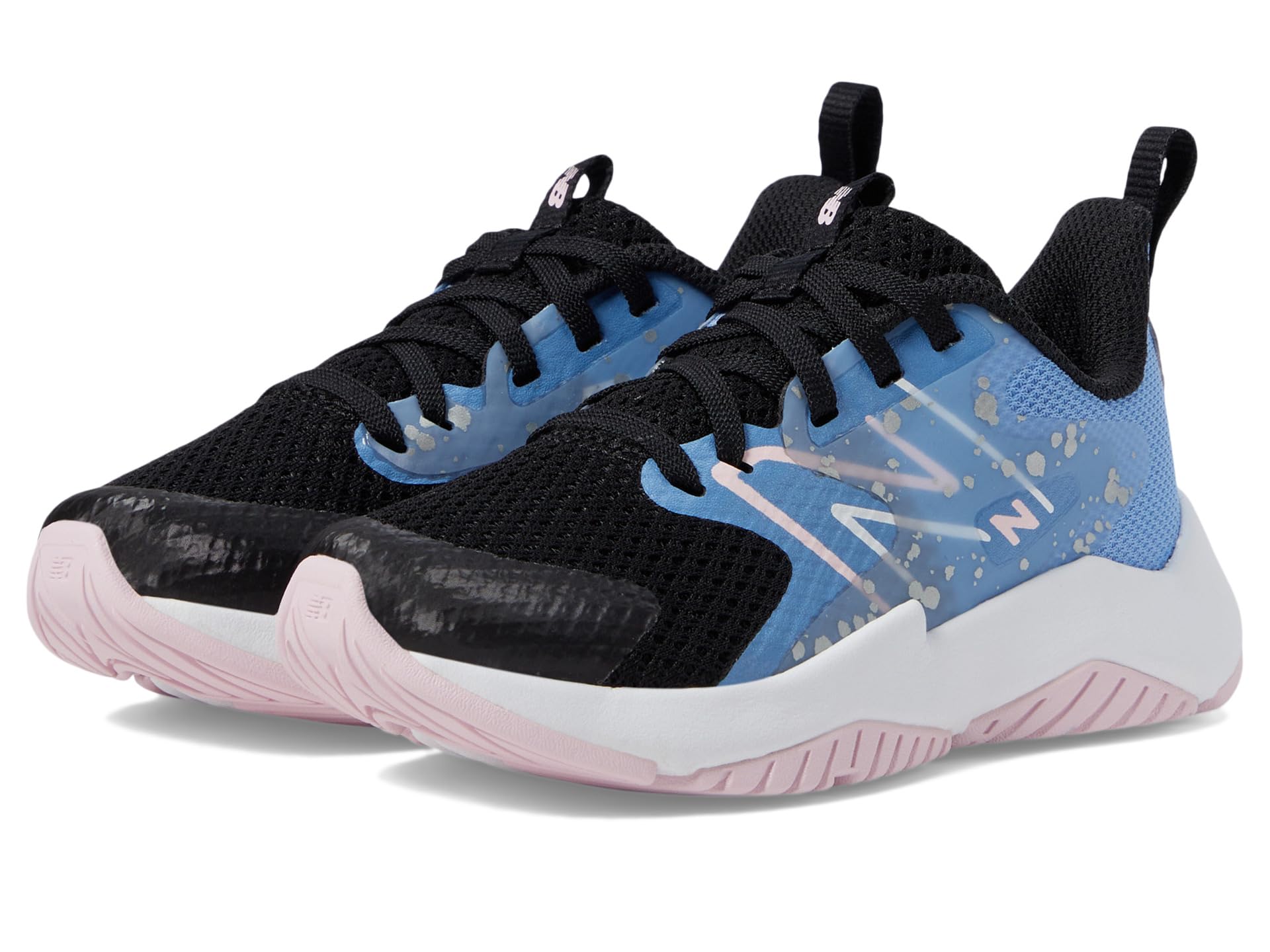 

Кроссовки New Balance Kids Rave Run V2, Black/Blue Laguna