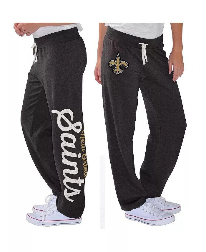 

Женские черные флисовые брюки для схватки New Orleans Saints G-Iii 4Her By Carl Banks