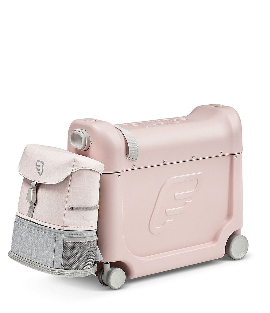 

Комплект чемодана Stokke JetKids Travel BedBox и рюкзака Crew Backpack, розовый