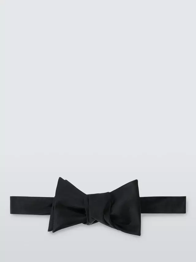 

Галстук John Lewis Silk Self-Tie Bow, черный