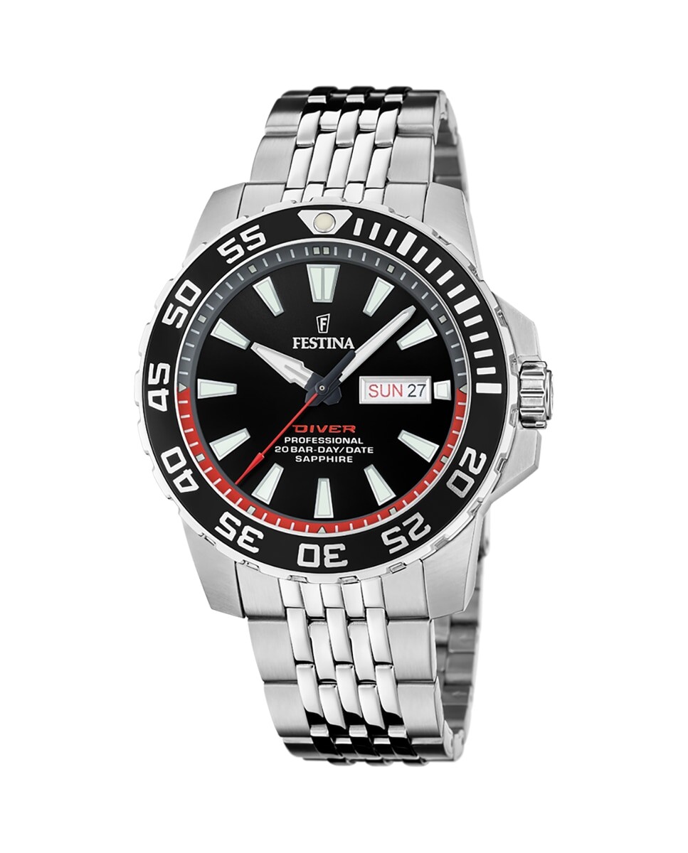 

F20661/3 The Originals мужские часы из серебряной стали Festina, серебро