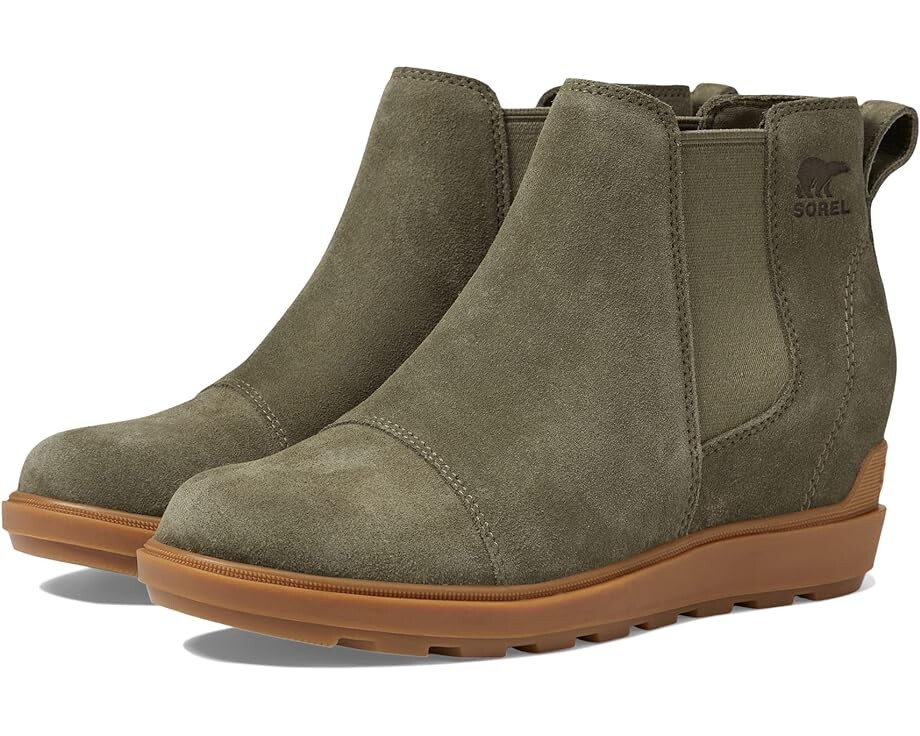 

Ботинки SOREL Evie II Chelsea, цвет Stone Green/Gum 2