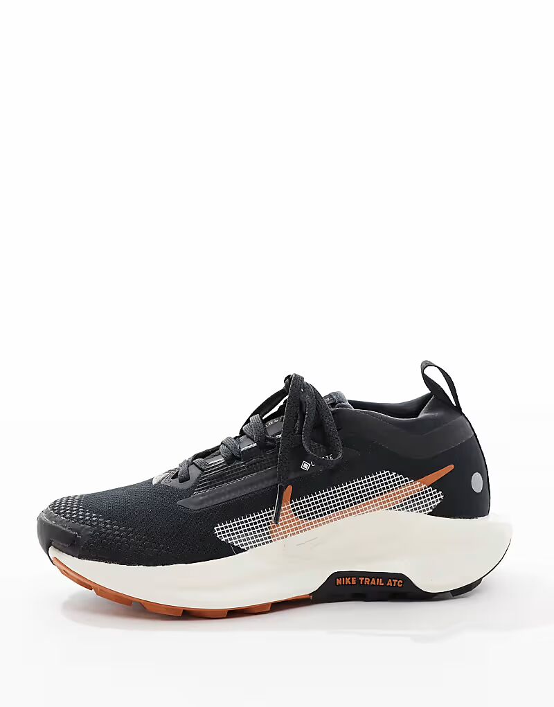 Кроссовки Nike Running ReactX Pegasus Trail 5 Gore-TEX темно-синего и белого цветов — фото 4