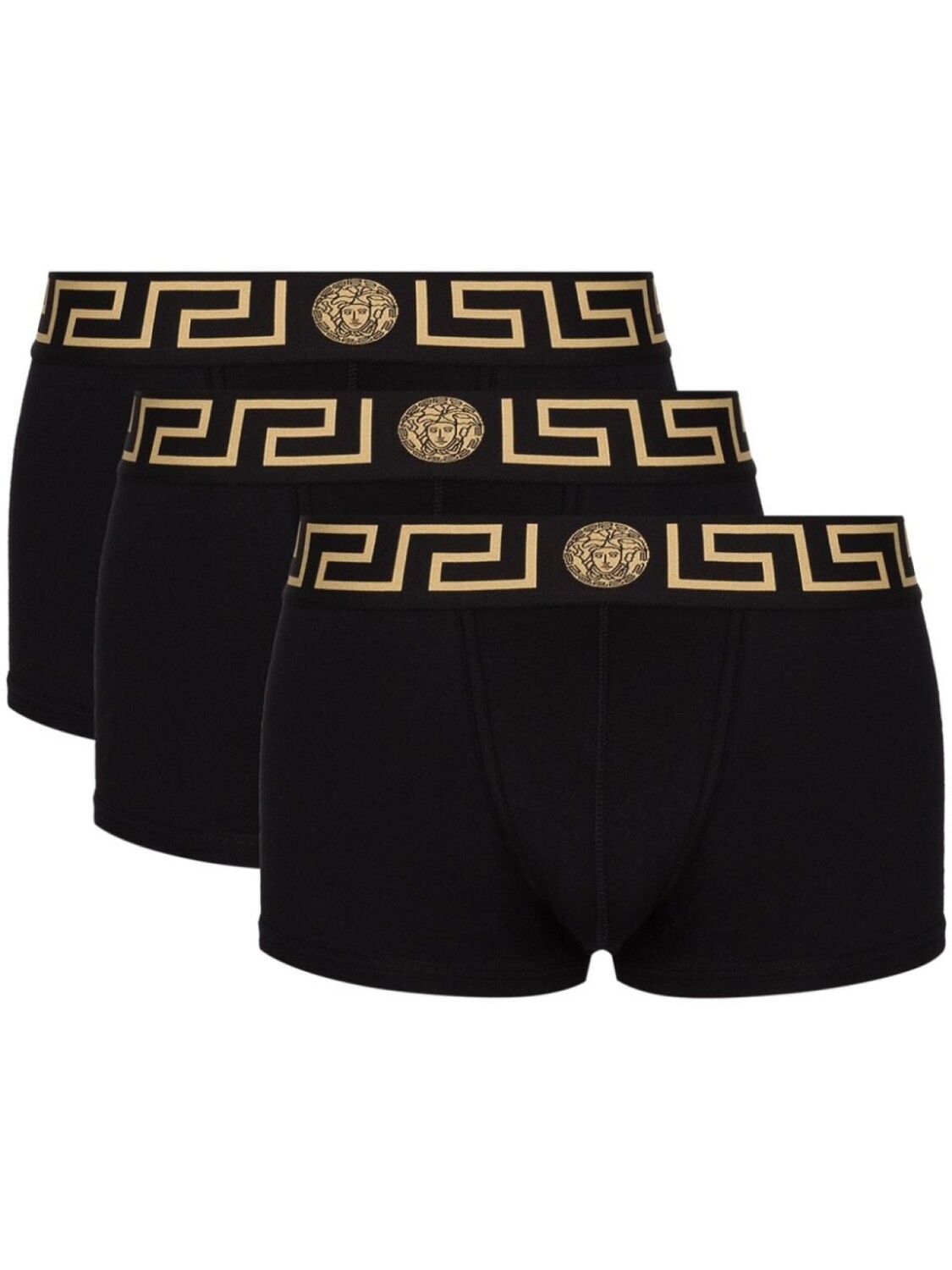 

Versace комплект боксеров с принтом, черный