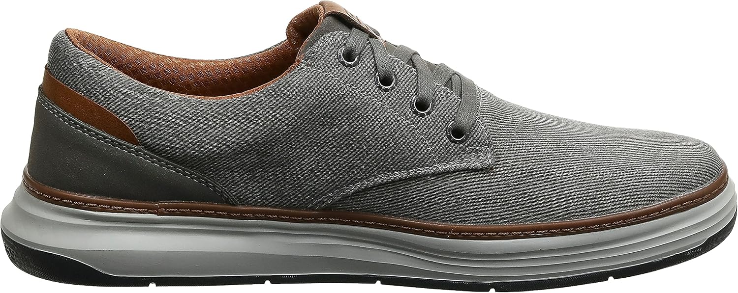 Мужские кеды Skechers Ederson Moreno из канвы, бежевый — фото 4
