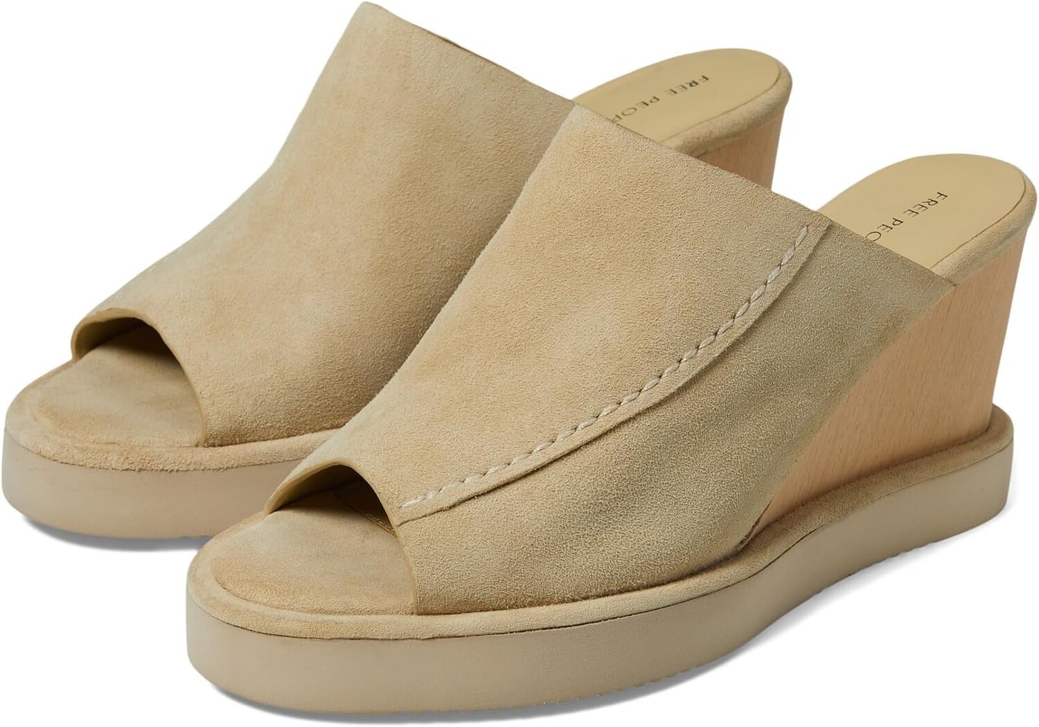 

Тапочки Free People Running In Wedges, цвет Cafe