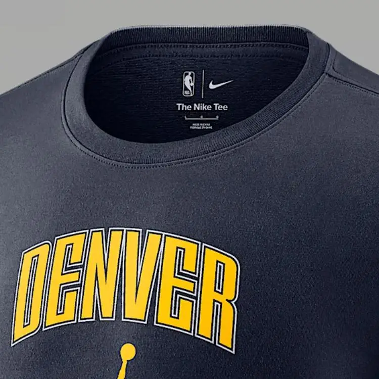 Мужская футболка Denver Nuggets Essential NBA Jordan, черный — фото 4