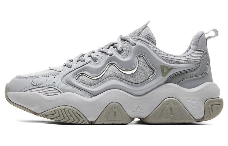 

PEAK Легкие и износостойкие мужские низкие кеды бело-серые, цвет White Gray