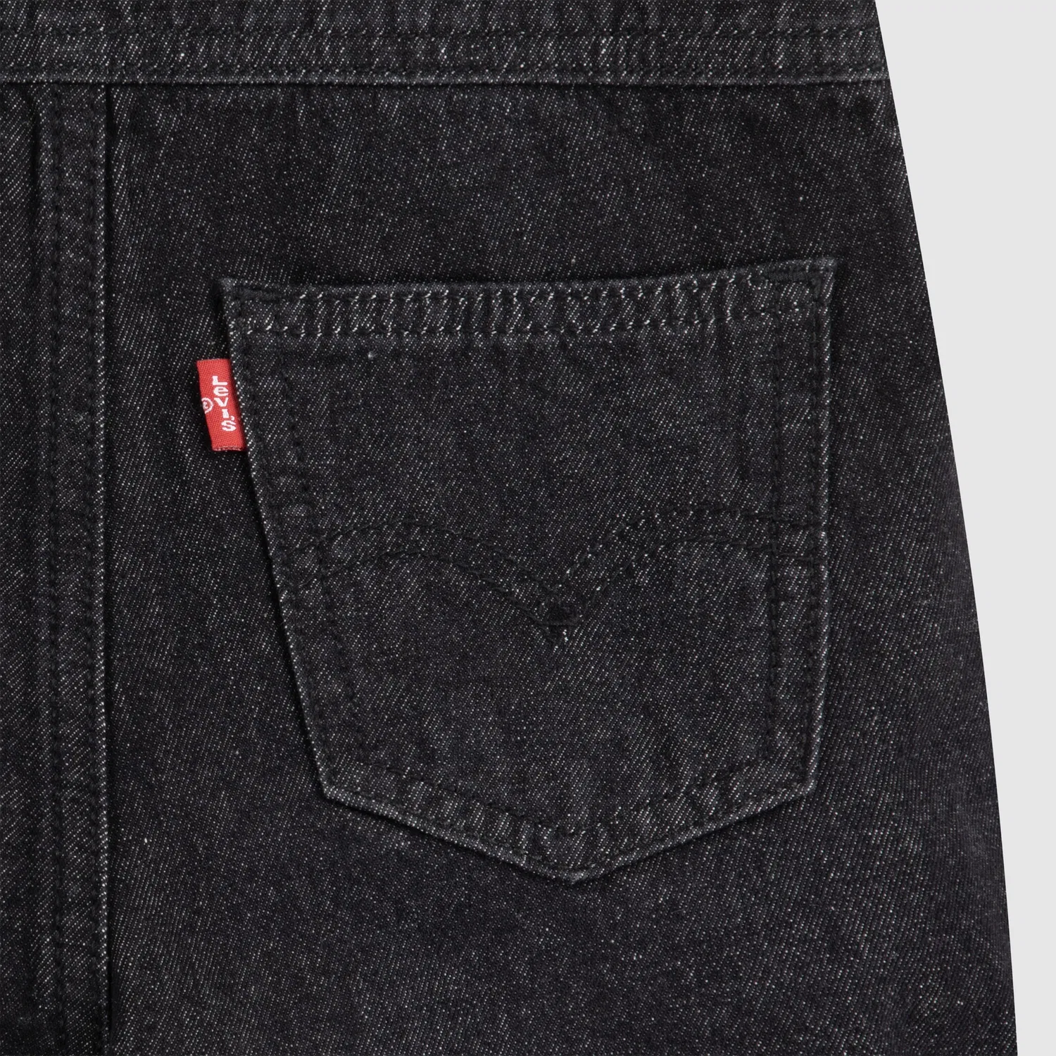 Комбинезон с завязками для девочек 4-6 лет Levi's, Dark Wash — фото 4