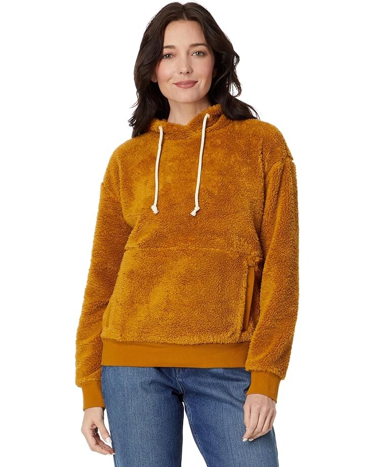 

Худи Carve Designs Brie Sherpa, цвет Wood