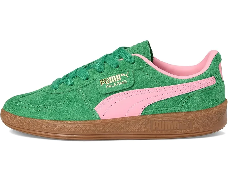 Кроссовки PUMA Kids Palermo Shoes (Big Kid), Archive Green/Pinkscape — фото 4