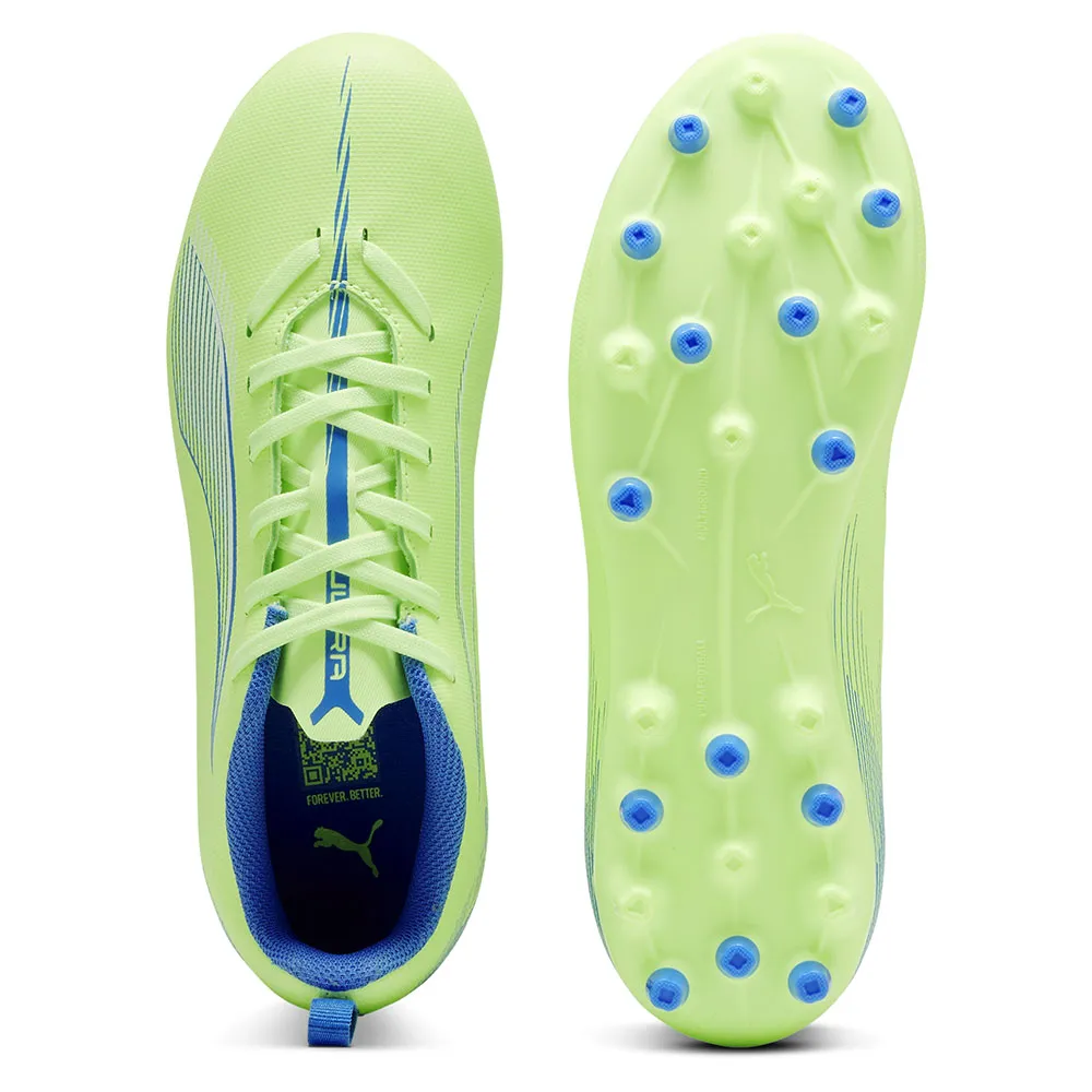 Футбольные бутсы Puma Ultra 5 Play MG Jr, желтый — фото 2