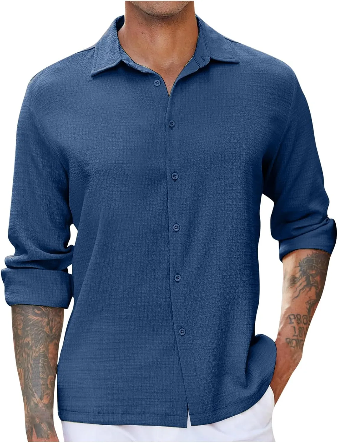 

Мужская рубашка Muscularfit Regular Fit с длинным рукавом