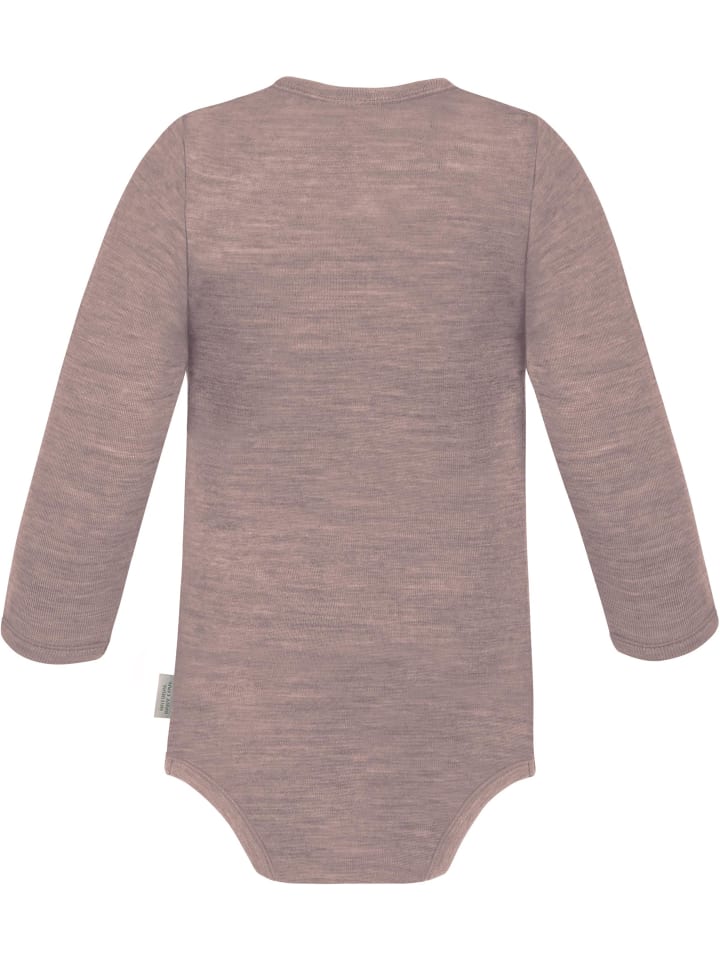 Normani Outdoor Sports Детский боди с длинными рукавами из мериносовой шерсти, Окленд, розовый — фото 2