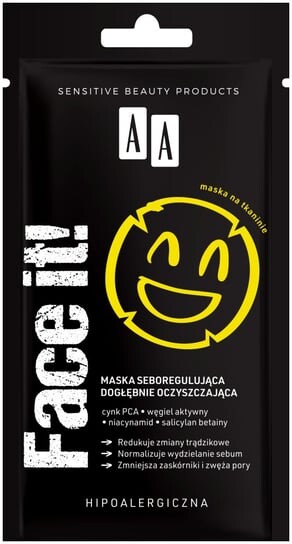 

Глубоко очищающая себорегулирующая маска, 18 мл AA Face It!