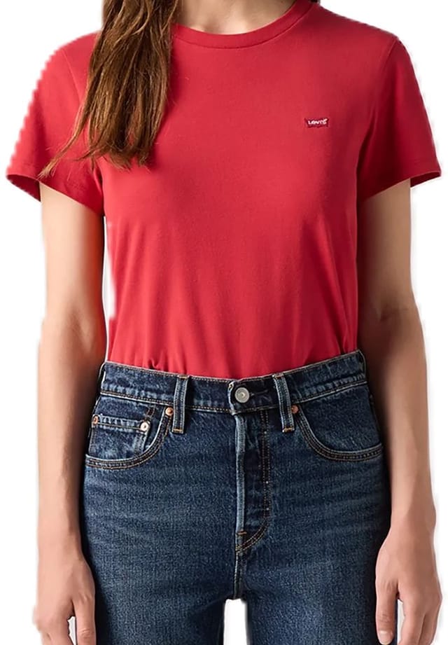 

Хлопковая футболка Levi'S, красный