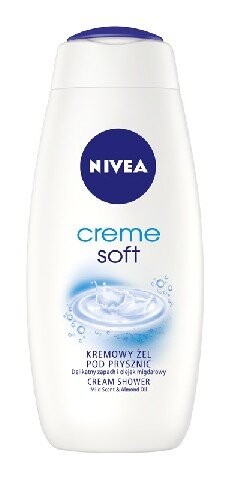 

Кремовый гель для душа с миндальным маслом, 500 мл Nivea, Creme Soft