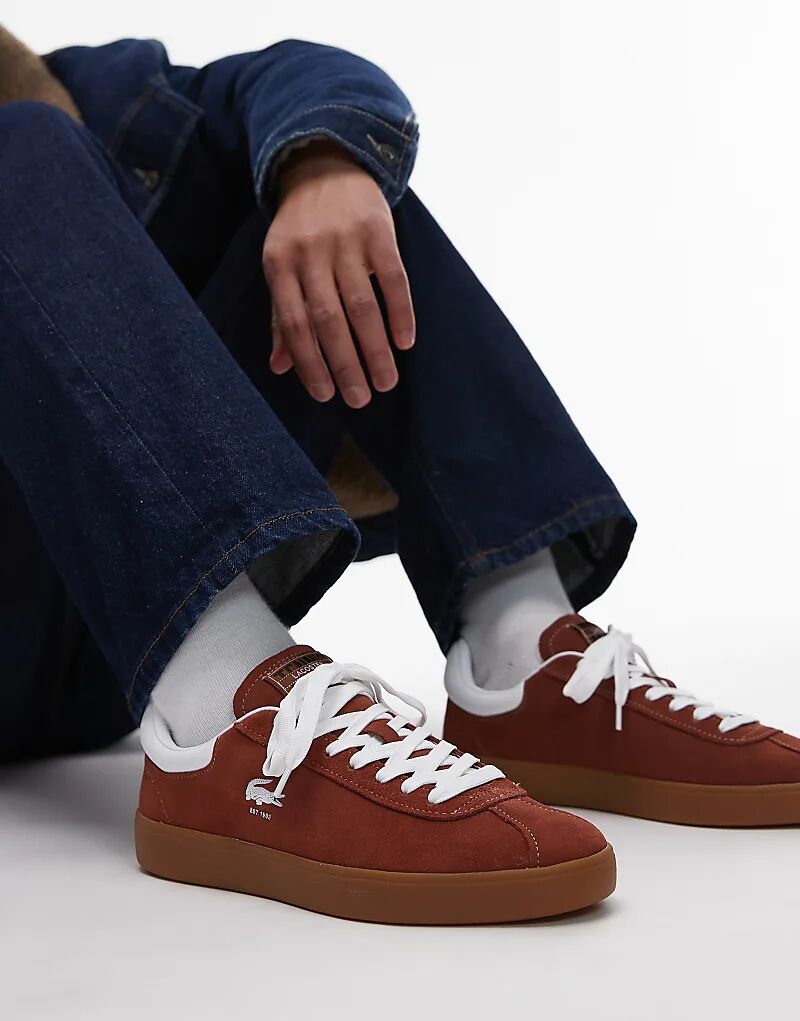 

Кроссовки Baseshot Trainer 224 из замши коричневого цвета Lacoste