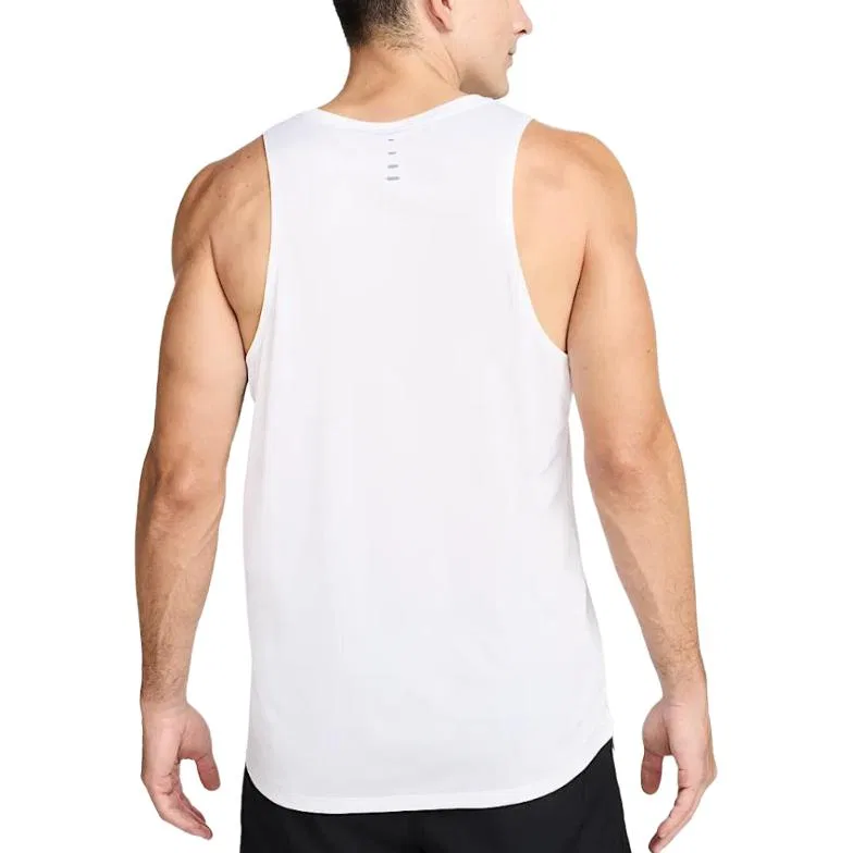 Мужской топ для бега Nike Stride Dri-FIT Adv белый — фото 3
