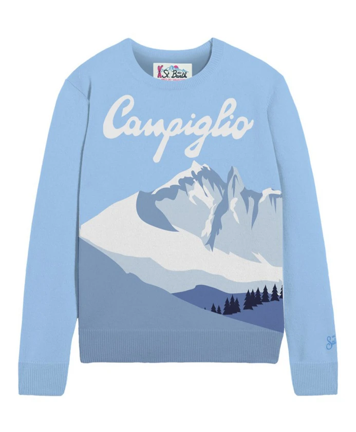 

Свитер с круглым вырезом Campiglio card 31 Mc2 Saint Barth, синий