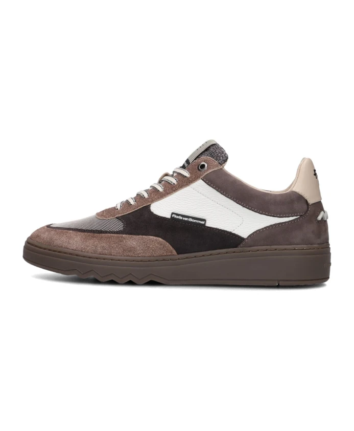 

Коричневые замшевые низкие кроссовки Floris Van Bommel, мультиколор