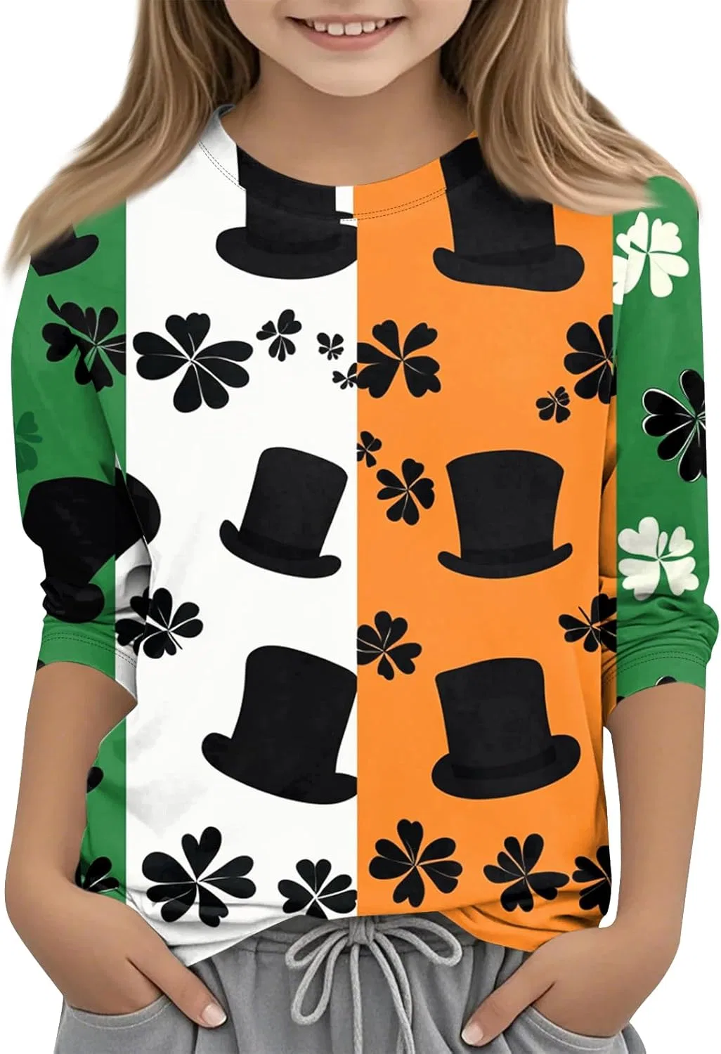 Футболка с принтом St. Patrick's Day, Generic, 2-white