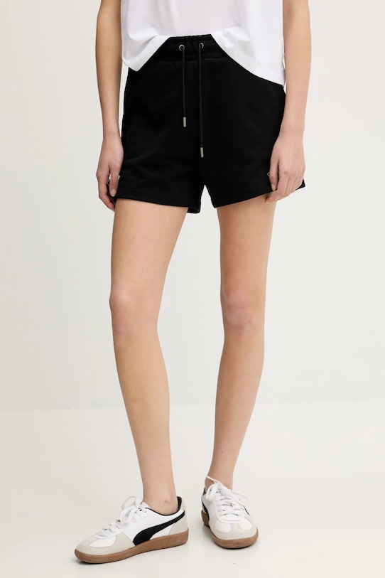 

Хлопковые шорты Guess Jeans, черный
