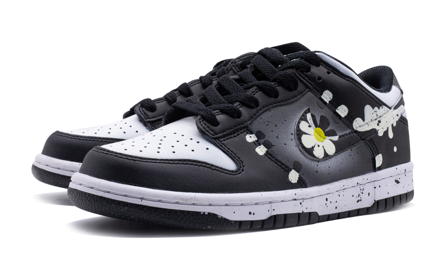 

Кроссовки Nike Dunk Skateboard Shoes Women's Low-Top White, Черный, Кроссовки Nike Dunk Skateboard Shoes Women's Low-Top White