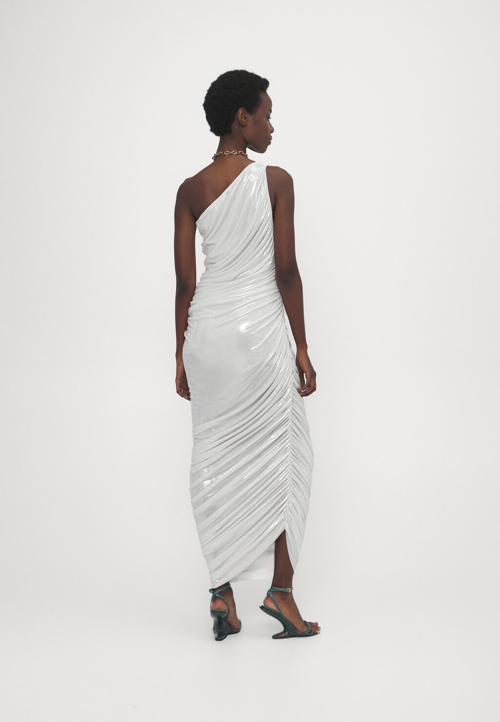 

Платье из джерси DIANA GOWN Norma Kamali, серебристый