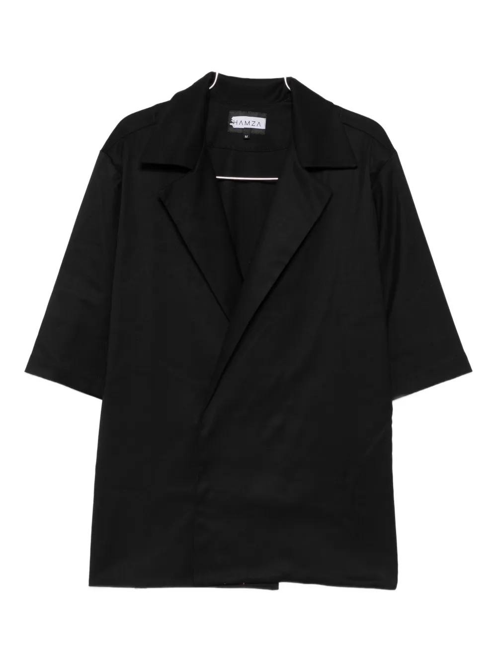 

Жакет с лацканами "ривьера" и короткими рукавами HAMZA, черный