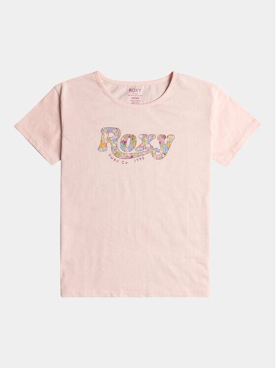 

Футболка стандартного кроя Roxy, розовый
