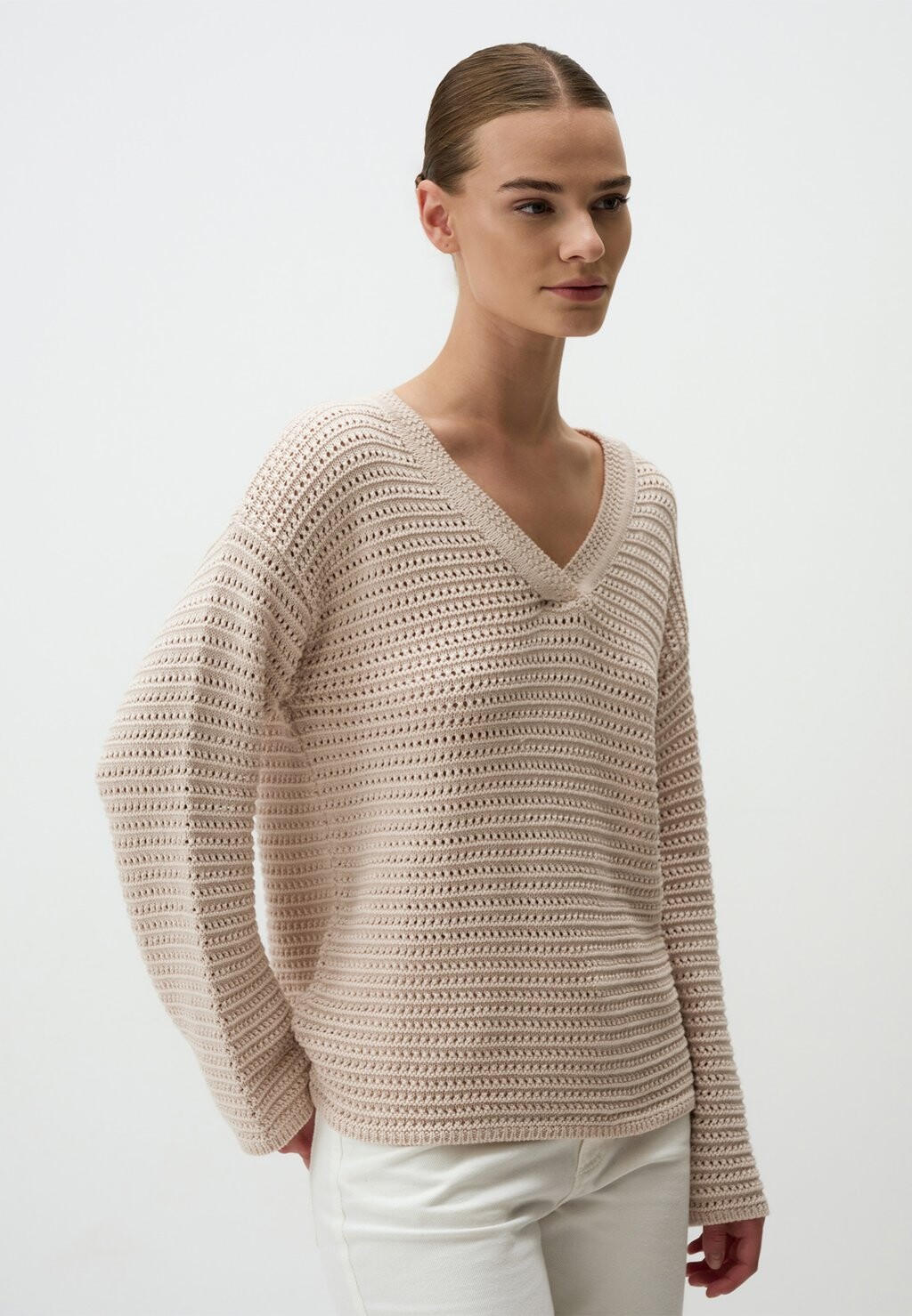 

Джемпер V-NECK LONG SLEEVE Jimmy Key, бежевый