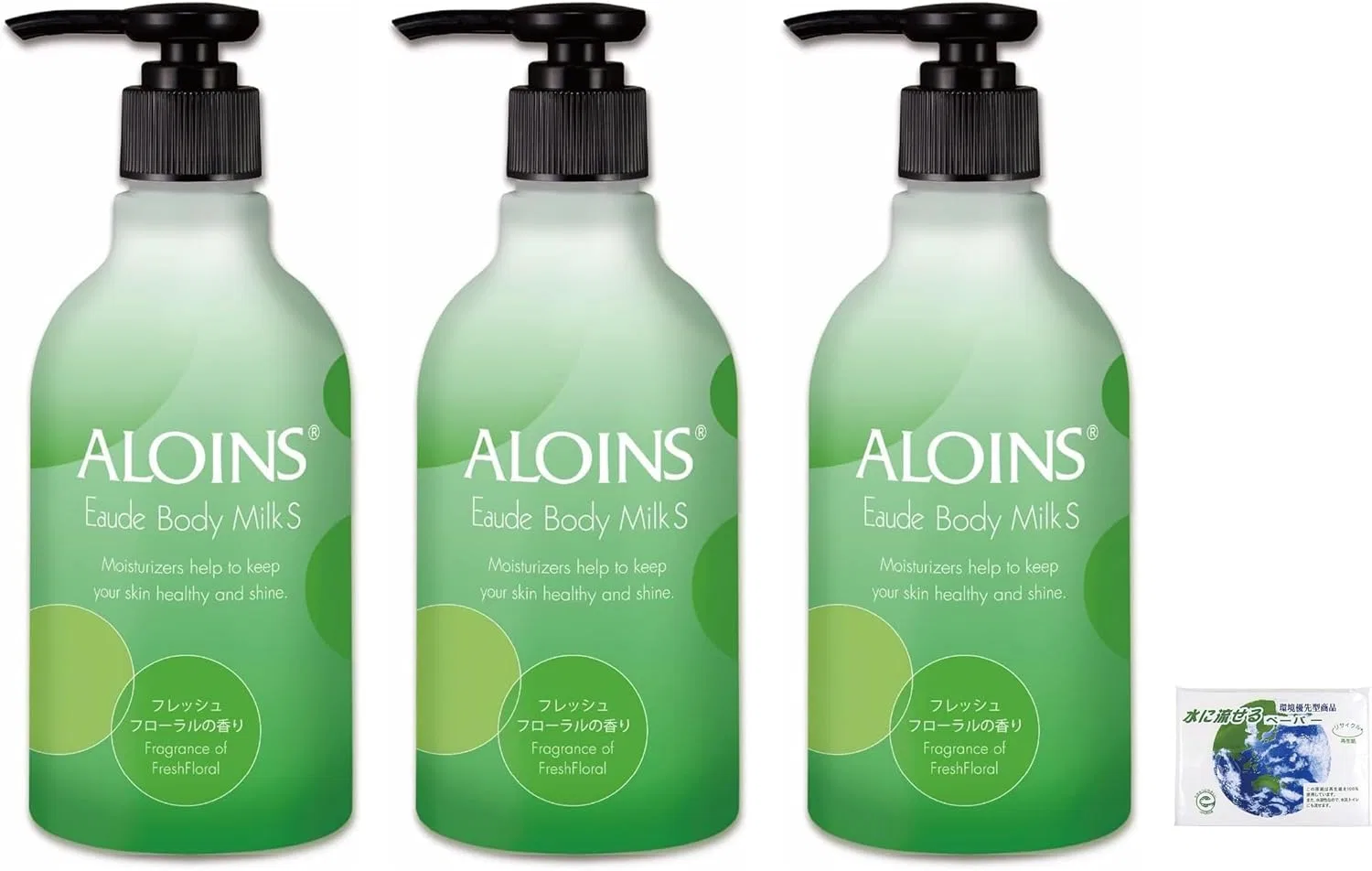 Набор лосьонов для тела Aloin Cosmetics Audebody Milk S 300 мл x 3