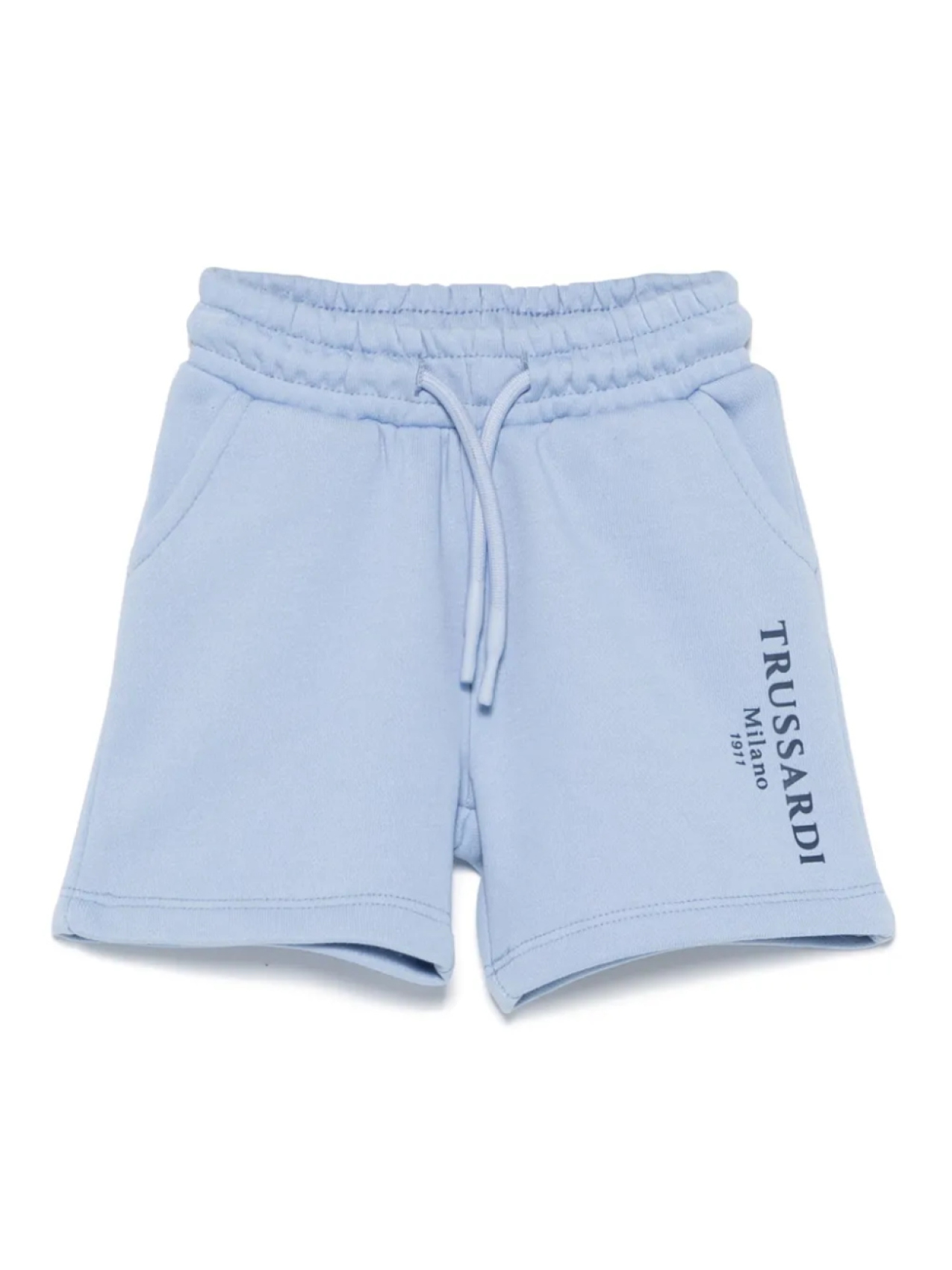 

TRUSSARDI JUNIOR спортивные шорты с логотипом, синий
