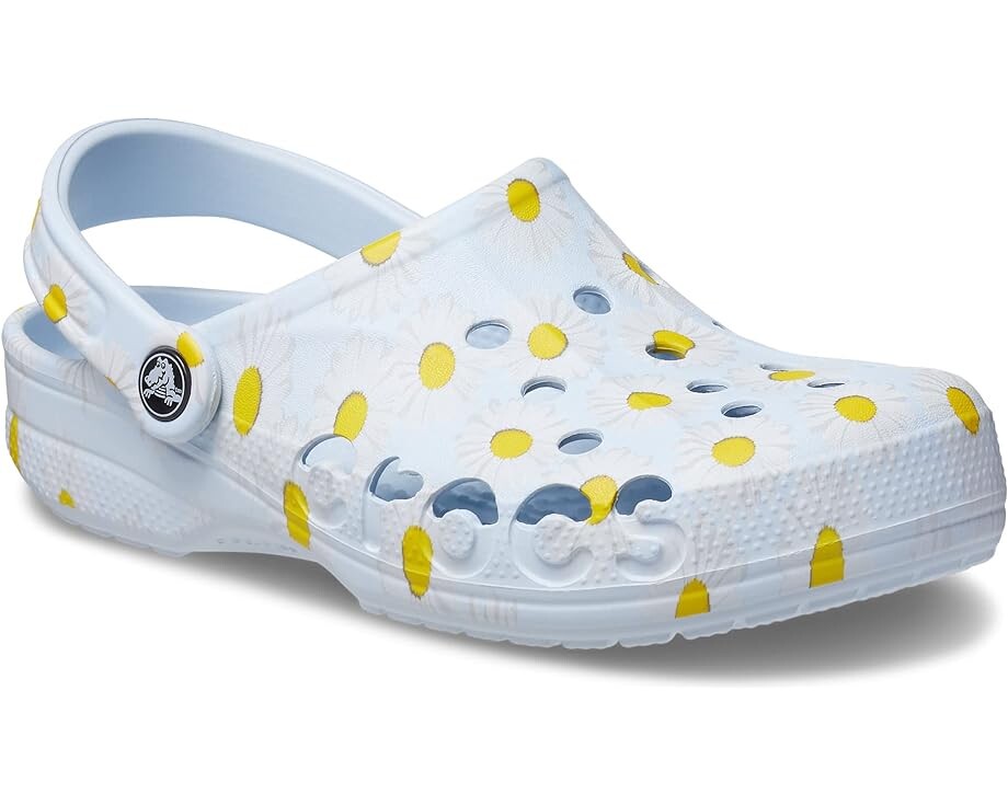 

Сабо Crocs Baya Seasonal Printed Clog, цвет Mineral Blue/Multi Sun Shine