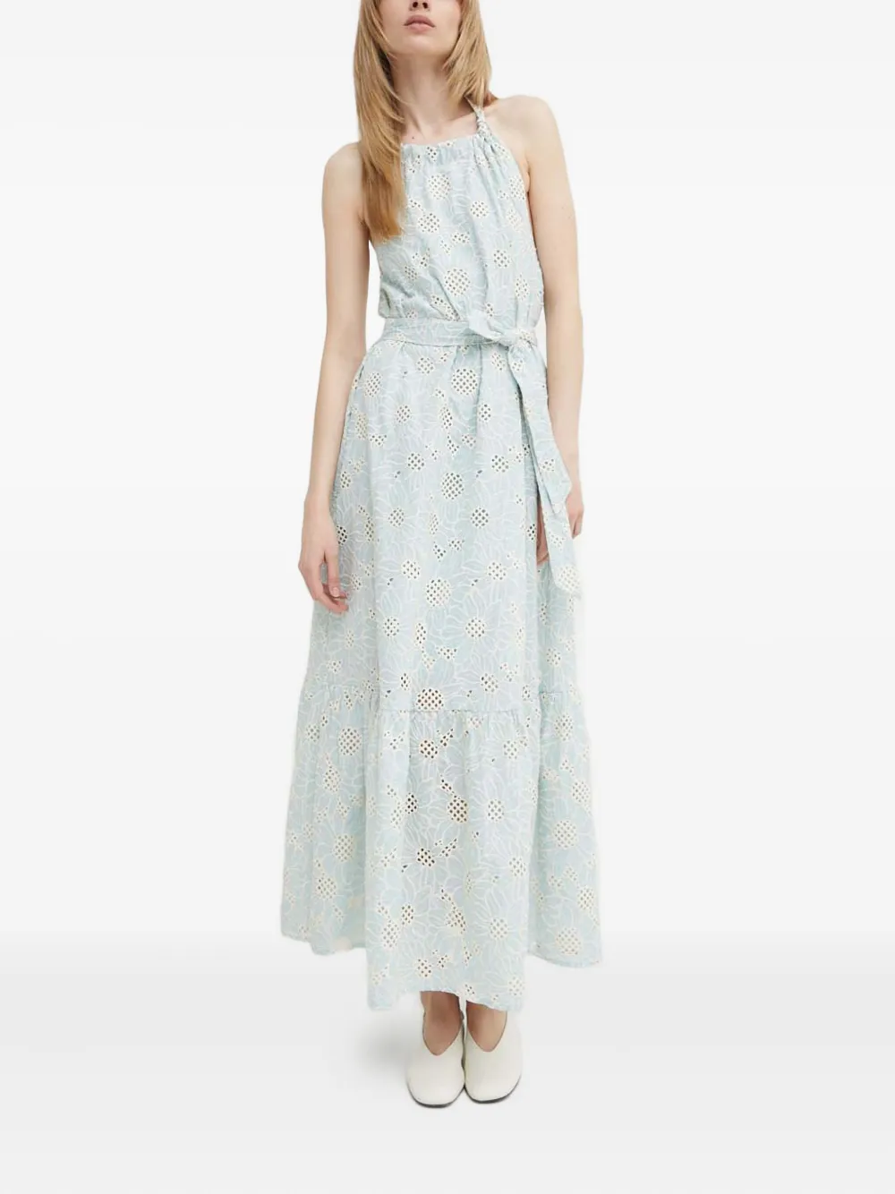 

Платье макси Woodbine BB Kaia с вышивкой Bruuns Bazaar, синий