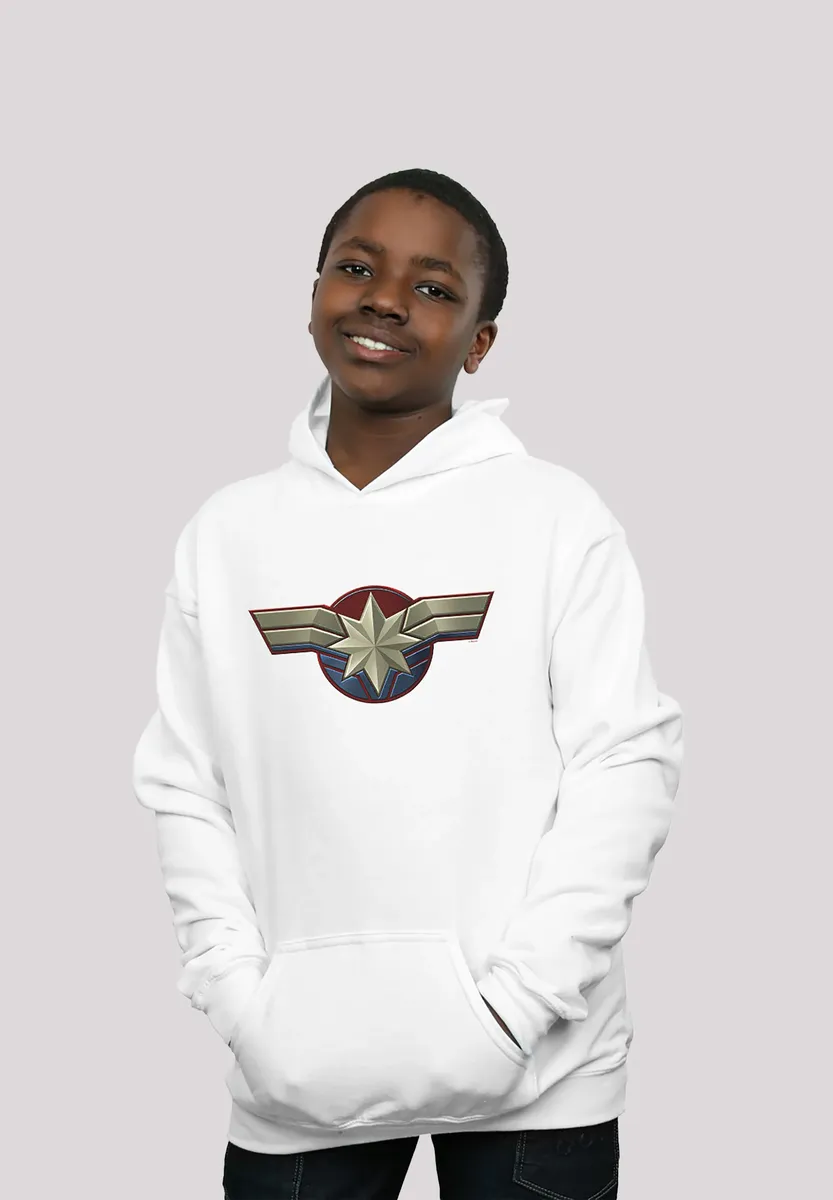 

Толстовка F4NT4STIC "Marvel Captain Marvel Chest Emblem", принт, белый