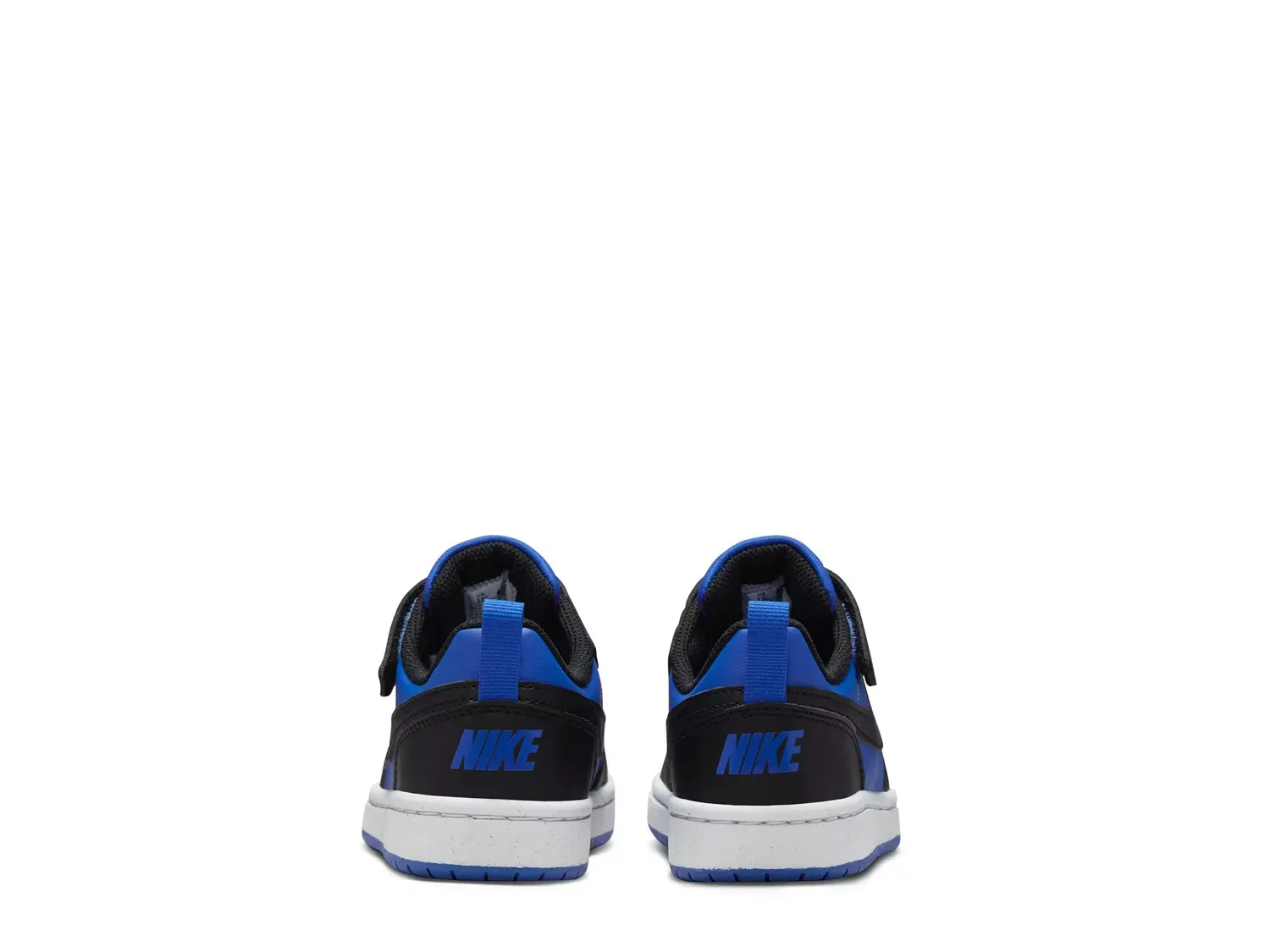 Кроссовки Court Borough Low Recraft - детские Nike, Black/Blue — фото 2